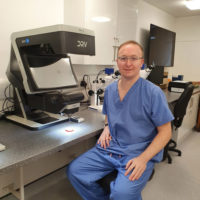 David Lockington Opthalomologist next to DRV
